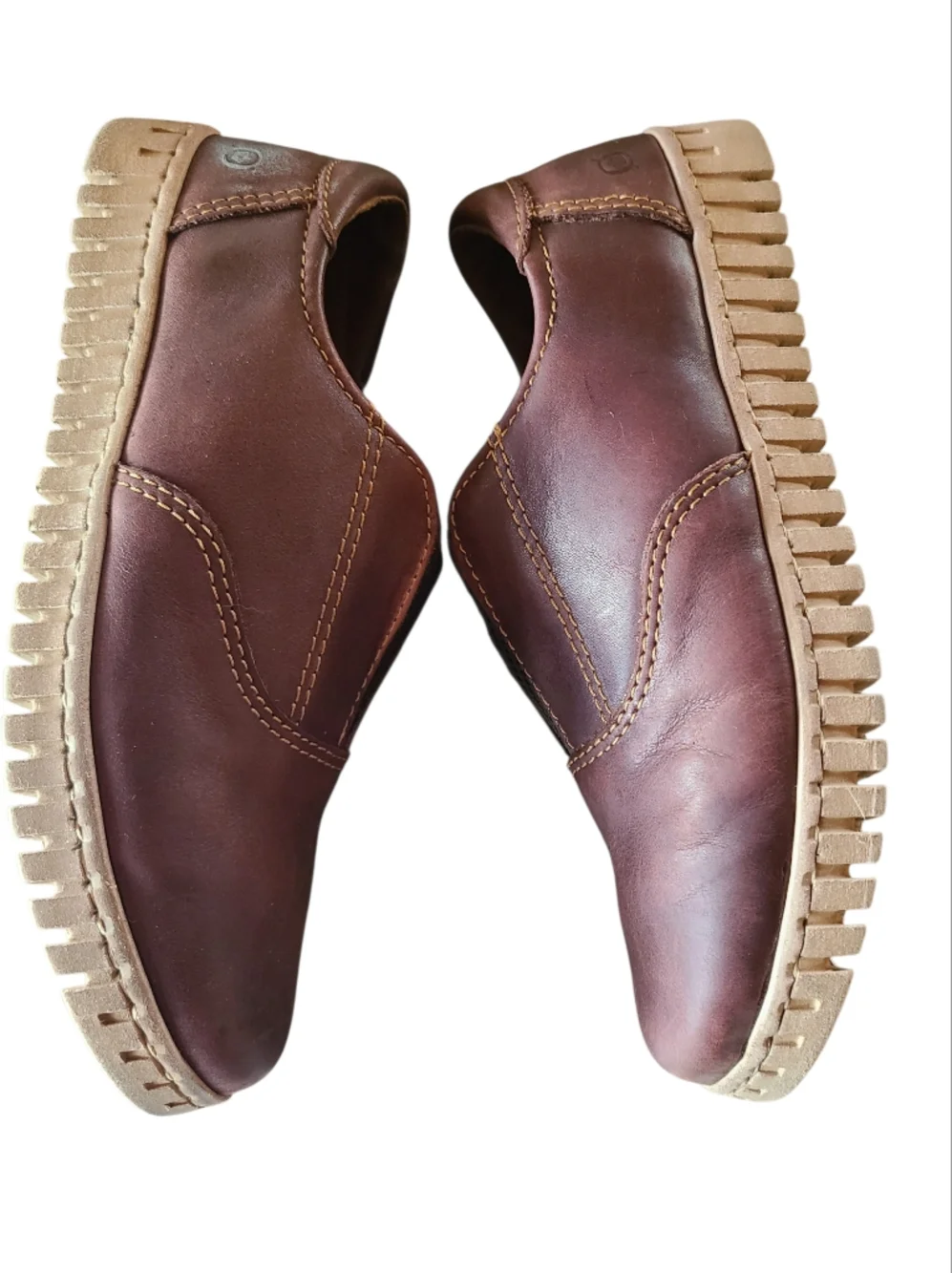Børn Leather Slip-On Comfort Sneakers | Size 8.5 M